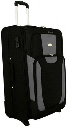 Mała kabinowa walizka PELLUCCI 1003 S Czarno Szara - czarny || szary