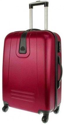 Średnia walizka PELLUCCI 901 M Bordowa - bordowy