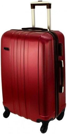 Średnia walizka PELLUCCI 740 M Bordowa - bordowy