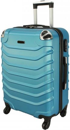 Duża walizka PELLUCCI 730 L Metaliczno Niebieska - metaliczny niebieski