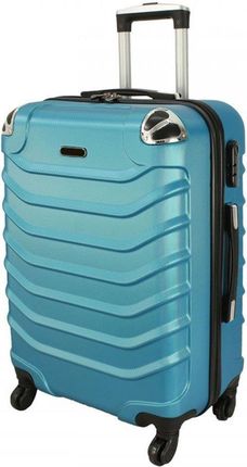 Średnia walizka PELLUCCI 730 M Metaliczno Niebieska - metaliczny niebieski