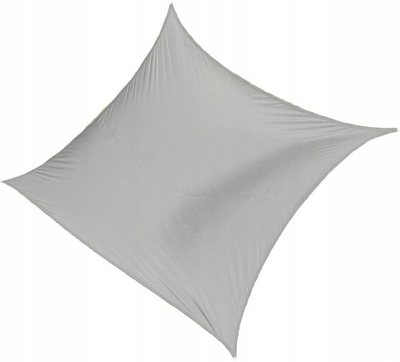 Velero De Sombra MALATEC 3,6x3,6 M - Color Gris, Para Patio Y Exterior - Calidad Resistente