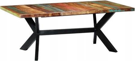 Stół jadalniany, 200x100x75 cm, lite drewno z odzy