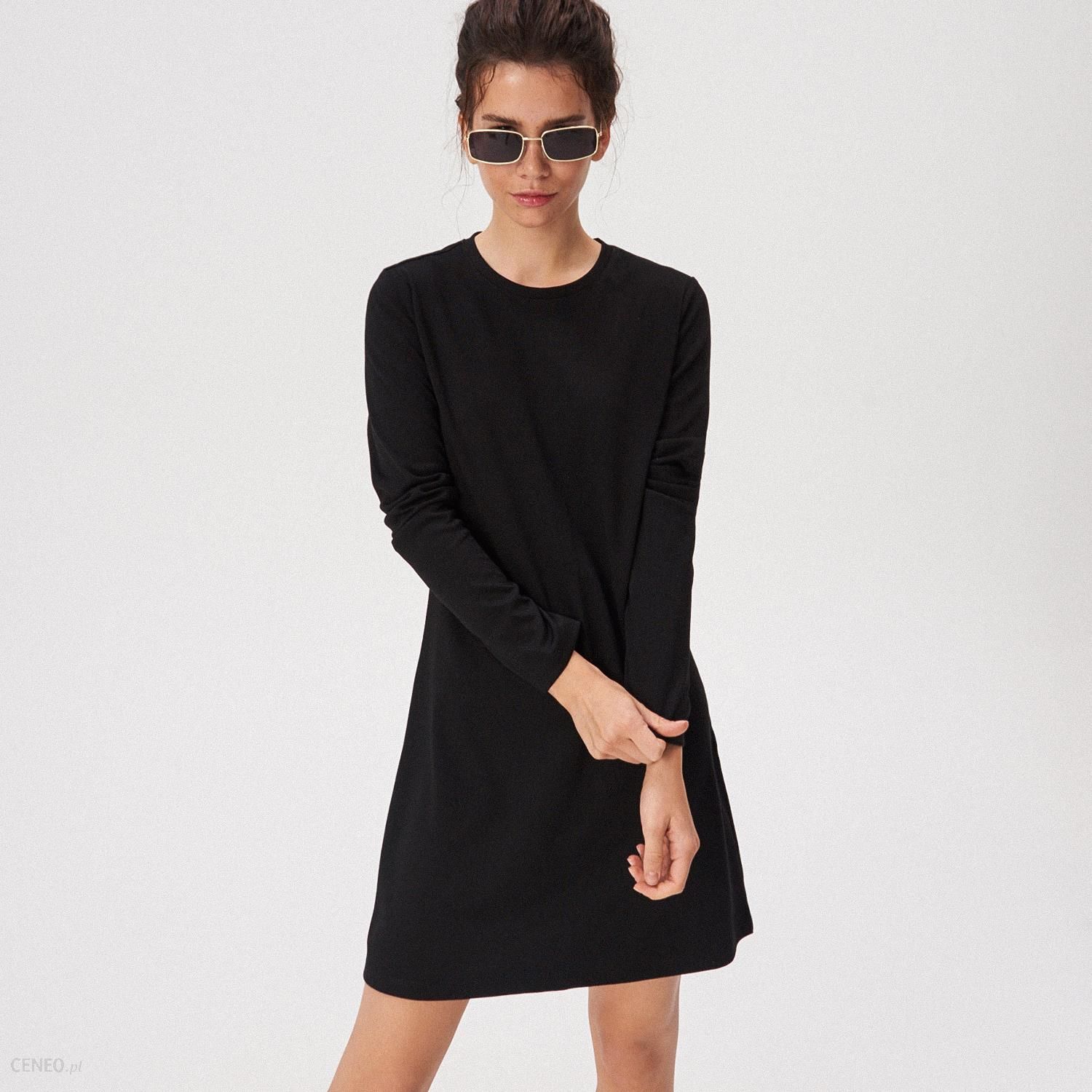 Sinsay - Sukienka z długimi rękawami - Czarny - Ceny i opinie 