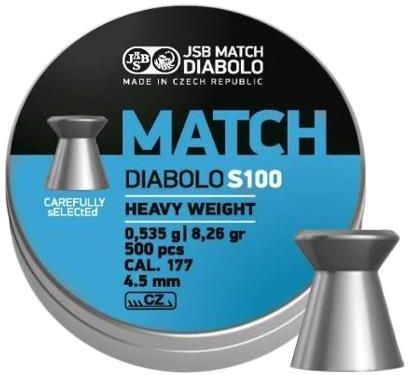 Jsb Match Diabolo Śrut Match Heavy S100 4,51 500
