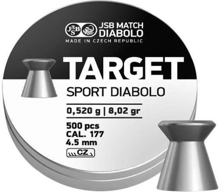 Jsb Match Diabolo Śrut Target Sport 4,50 500