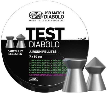 Jsb Match Diabolo Śrut Tester Match Lg 4,5 350 0,520-0,535