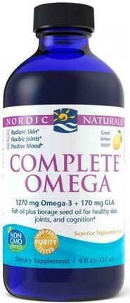 Nordic Naturals Complete Omega 1270 Mg, Cytryna, 237 Ml