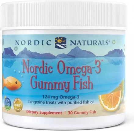 Naturals Nordic Omega-3 Żelki, 82 Mg, Mandarynka, 60 szt