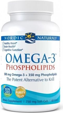 Nordic Naturals Omega-3 Fosfolipidy 500 Mg, 60 kaps