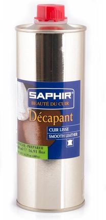 Saphir Zmywacz Wykończenia Skóry Rozpuszczalnik Farby Decapant 500 Ml (3632)