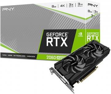 PNY GeForce RTX 2060 SUPER Dual Fan 8GB GDDR6 (VCG20608SDFPPB)