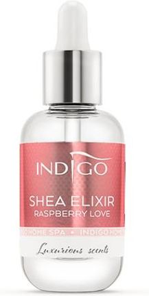 Indigo Oliwka do skórek Raspberry Love - Shea Elixir 8ml
