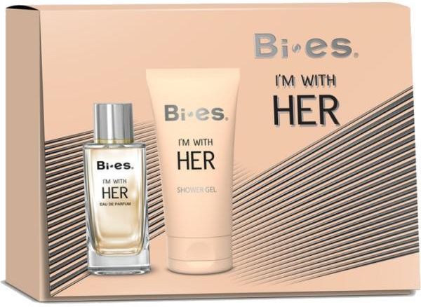 Bi Es I'm With Her woda perfumowana 100Ml + żel do kąpieli Bi Es I'm With Her, woda perfumowana