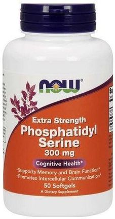 Kapsułki Now Foods Fosfatydyloseryna Extra Strenght 300Mg 50 szt.
