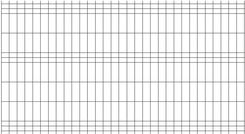 Zdjęcie Jarmex Panel Ogrodzeniowy Ocynkowany, Drut 3,1, 250X132Cm - Brwinów