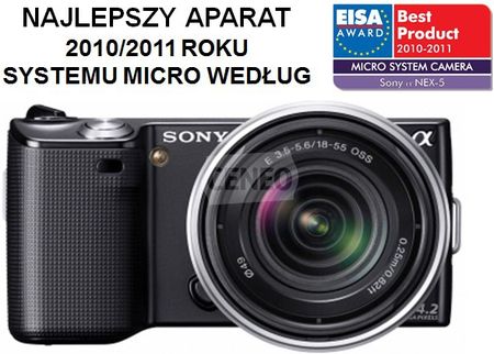 Aparat cyfrowy Sony NEX-5 Czarny 18-200mm bezlusterkowiec Ceny i opinie  na