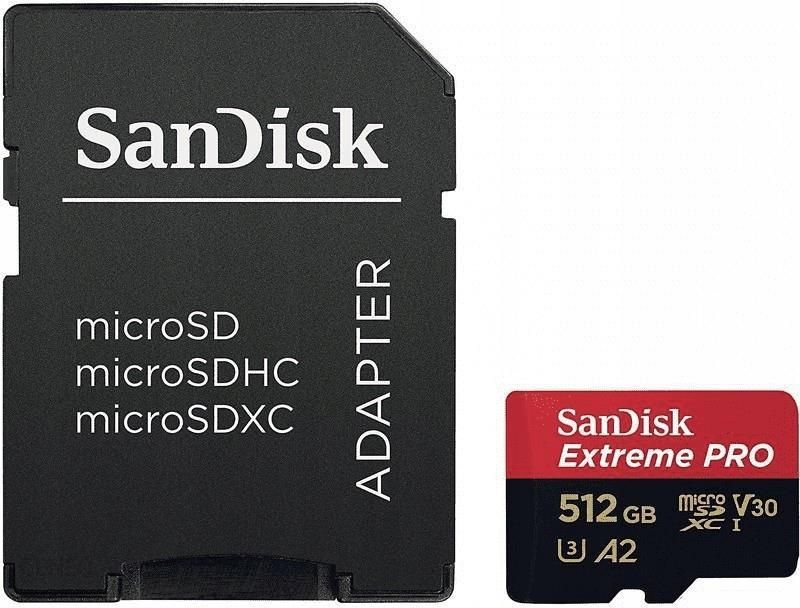 Carte mémoire SANDISK Micro SD XC Extreme Pro - 512 Go