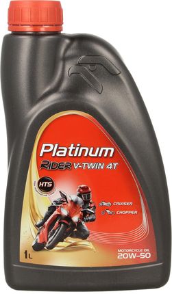 Orlen  4T Platinum Rider V-Twin 20W50 1L Sj Jaso Ma-2 Mineralny Platinumridervtwin1L