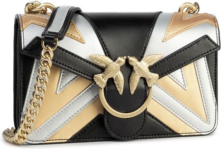 Torebka PINKO - Mini Love Chevron AI 19-20 PLTT 1P21EX Y5TZ