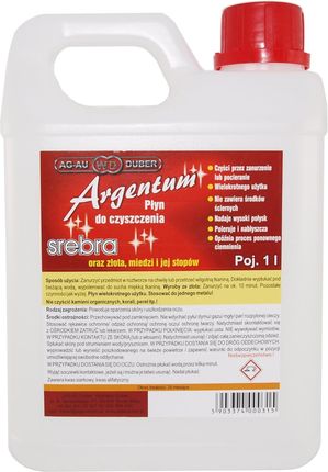 Płyn do czyszczenia srebra - Argentum 1 Litr