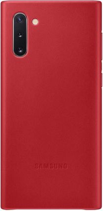 Samsung Leather Cover do Galaxy Note 10 czerwony (EF-VN970LREGWW)