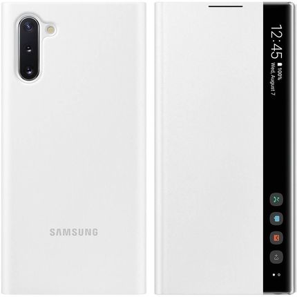 Samsung Clear View Cover do Galaxy Note 10 biały (EF-ZN970CWEGWW)