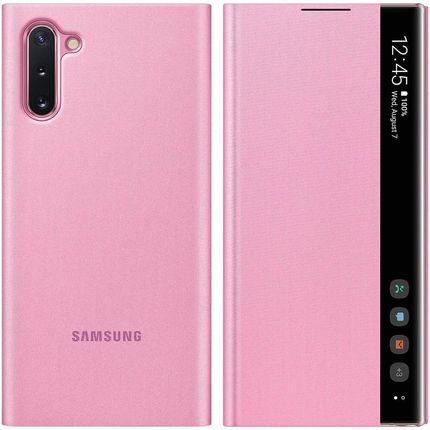 Samsung Clear View Cover do Galaxy Note 10 różowy (EF-ZN970CPEGWW)