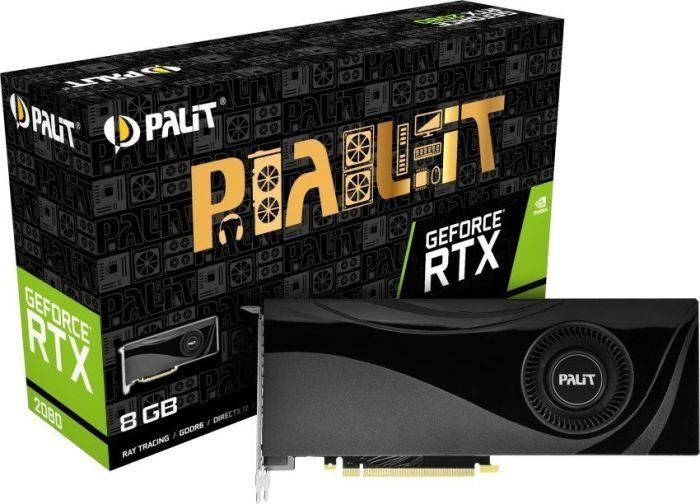 XpertVision Palit RTX2080 Blower 8GB GDDR6 (NE62080020P2-180F