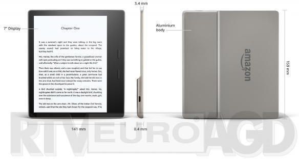 Amazon Kindle Oasis 3 8GB (bez reklam) Szary (B07L5GDTYY)