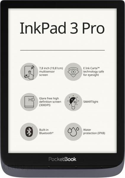 Pocketbook InkPad 3 Pro Szary (PB7402JWW)