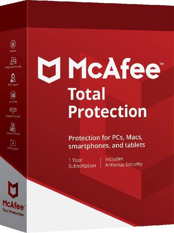 McAfee Total Protection 1 PC / 1 rok (PLPIN11150027) - zdjęcie 1 McAfee Total Protection 1 PC / 1 rok (PLPIN11150027)