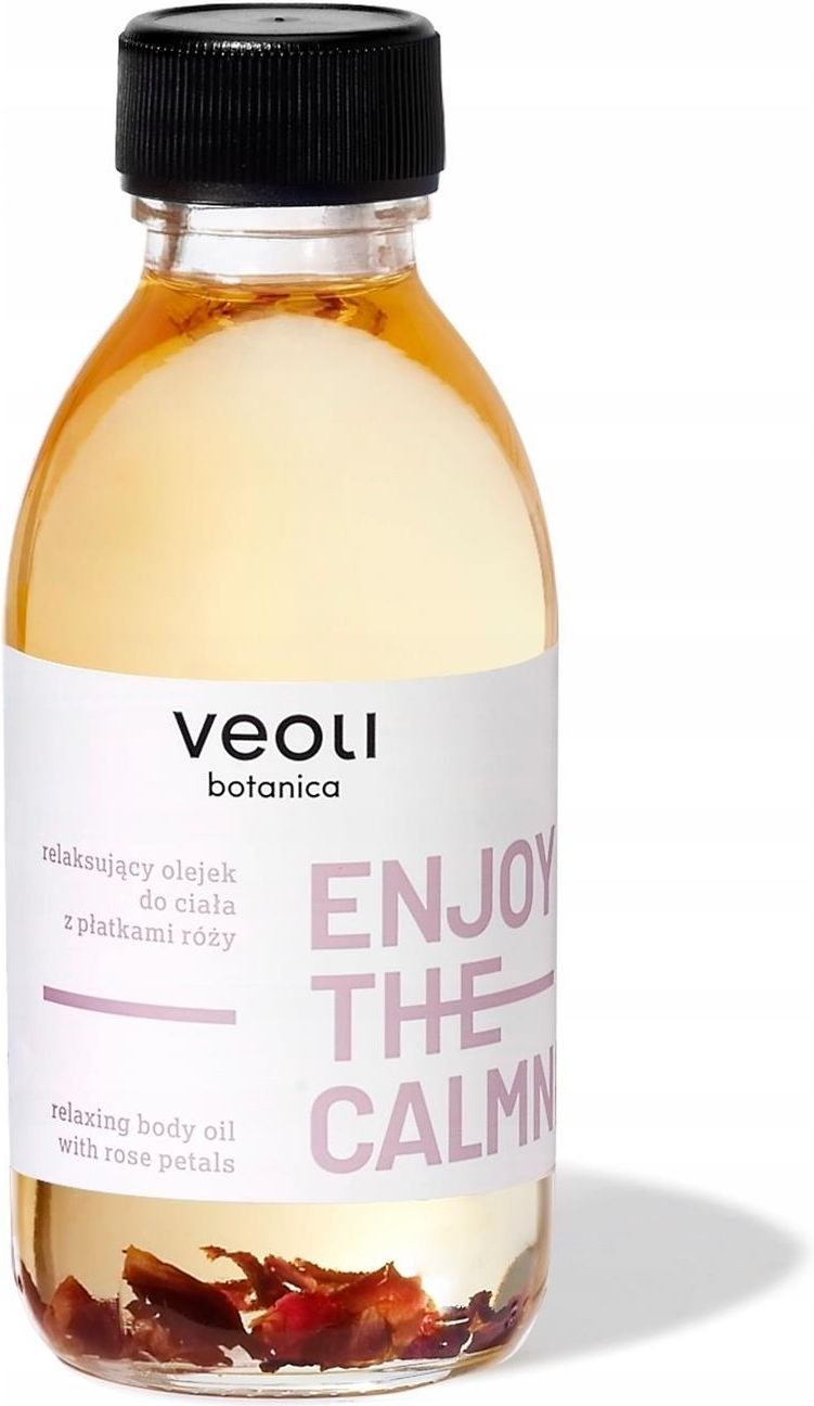 Veoli Botanica Enjoy The Calmness Relaksujący Olejek Do Ciała Z Płatkami Róży 150Ml