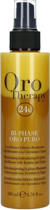 Fanola Oro Therapy Puro odżywka z olejkami 2-fazowa bez spłukiwania 200ml