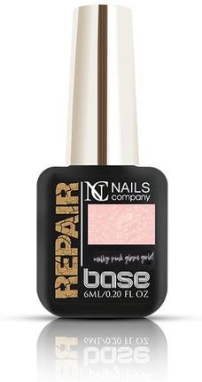 Nails Company REPAIR BASE Milky Pink Glam Gold 6 ml