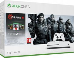 Konsola Xbox One S 1TB + Gears 5 Ultimate Edition + Kolekcja Gears of War Biały - zdjęcie 1