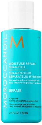 Moroccanoil Moisture Repair Organiczny szampon regenerująco nawilżający włosy zniszczone 70ml