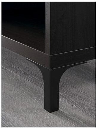 Ikea NANNARP Lot de 2 pieds en aluminium