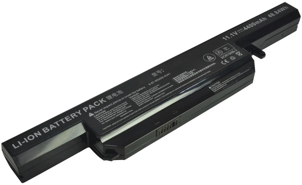 Bateria de 4400mah para clevo w540bat 6 w450 w550su1 w550su2 w551su1