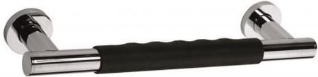 Bemeta Omega Poręcz Prosta 30cm Z Czarnym Uchwytem Antypoślizgowym (104507661)