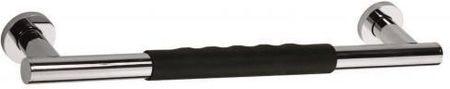 Bemeta Omega Poręcz Prosta 30cm Z Czarnym Uchwytem Antypoślizgowym (104507675)