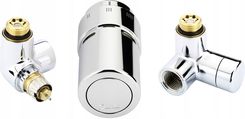 Zdjęcie Danfoss zestaw z głowicą termostatyczną chrom, lewy (013G4004) - Baborów