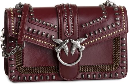 Cocoページ　Pin for love M,I Leather messenger bag/wallet LOVE MICRO SIMPLY Pinko | color