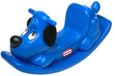 Little Tikes Piesek Na Biegunach Niebieski 171277 - zdjęcie 1 Little Tikes Piesek Na Biegunach Niebieski 171277