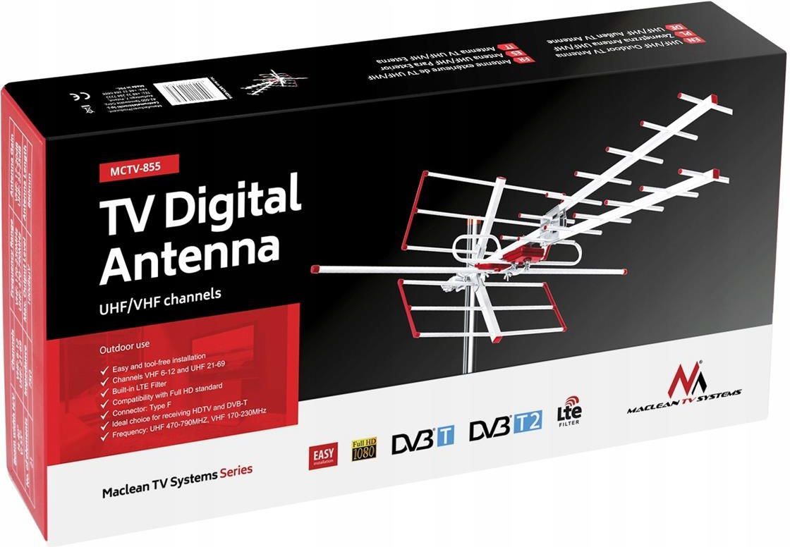 Maclean Antena Tv Dvb-T (MCTV855) - zdjęcie 3 Maclean Antena Tv Dvb-T (MCTV855)