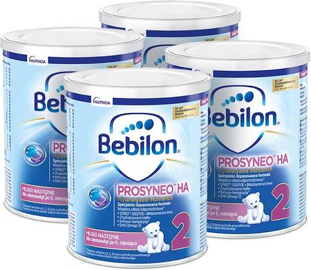 Bebilon Prosyneo HA 2 mleko następne dla niemowląt po 6. miesiącu 4x400 g