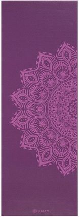Gaiam Do Jogi Purple Mandala 173X61 Fioletowy