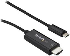 Zdjęcie StarTech.com 3 m (10 ft.) USB-C to HDMI Cable - 4K at 60Hz - Black - external video adapter - VL100 - black (CDP2HD3MBNL) - Jastarnia