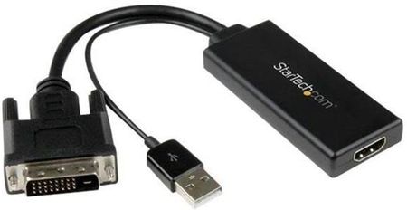 StarTech.com DVI to HDMI Video Adapter with USB Power and Audio - 1080p - video / audio adaptor (DVI2HD)