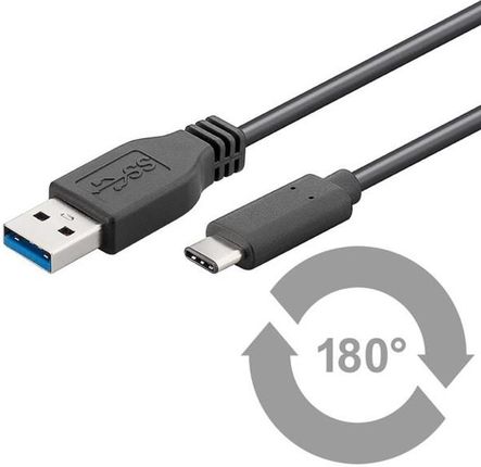 Pro USB 3.1 C - USB 3.0 A (M) BK - 0.15m (4040849452475)